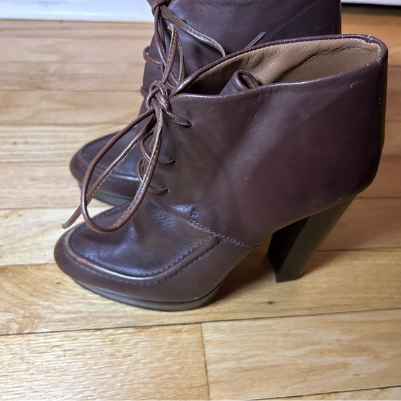 Special Edition Zara Brown Leather Booties - Picture 9 of 14